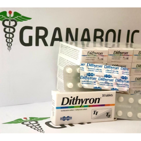 10 Box's x Dithyron - 12.5mcg T3 & 50mcg T4 - 30 Tablets