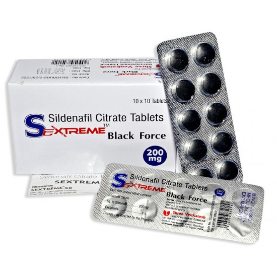 Sextreme Black Force 200mg  x 10 Pills