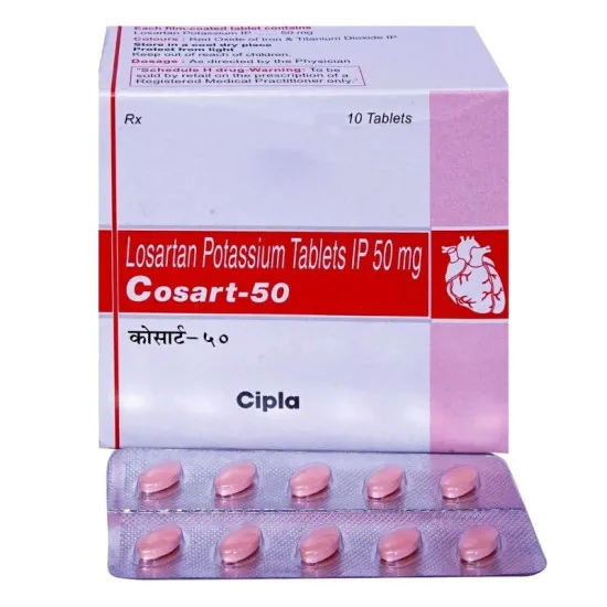 Cosart 50Mg (Losartan)