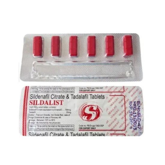 Sildalist 120Mg (Sildenafil+Tadalafil)