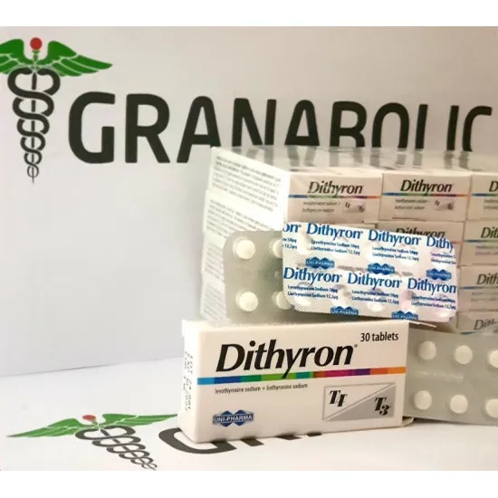 Dithyron -  T3 + T4 (12.5mcg T3 & 50mcg T4) - 30 Tablets